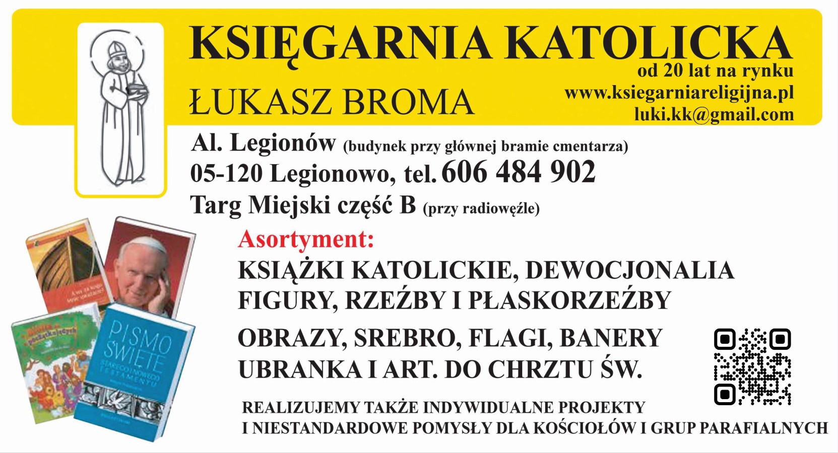 KSIĘGARNIA KATOLICKA Łukasz Broma - księgarnia katolicka LEGIONOWO księgarnia katolicka LEGIONOWO